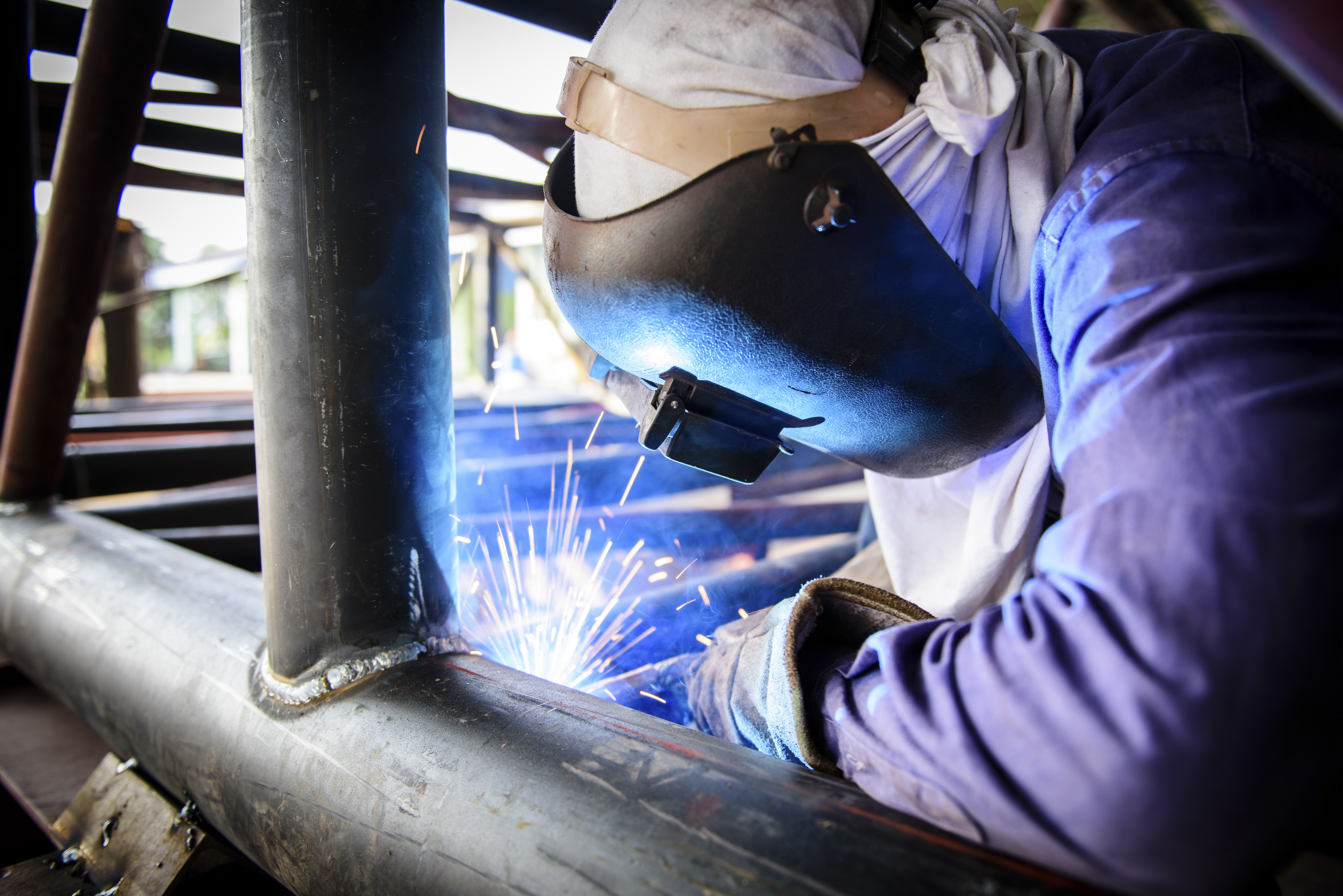 What does steel fabrication involve?